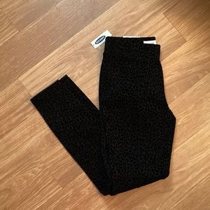 Black Leopard Stevie Pants